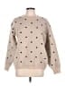 Shein 100% Polyester Polka Dots Tan Pullover Sweater Size L - photo 1