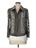 AKRIS Metallic Brown Gray Jacket Size 10 - photo 1