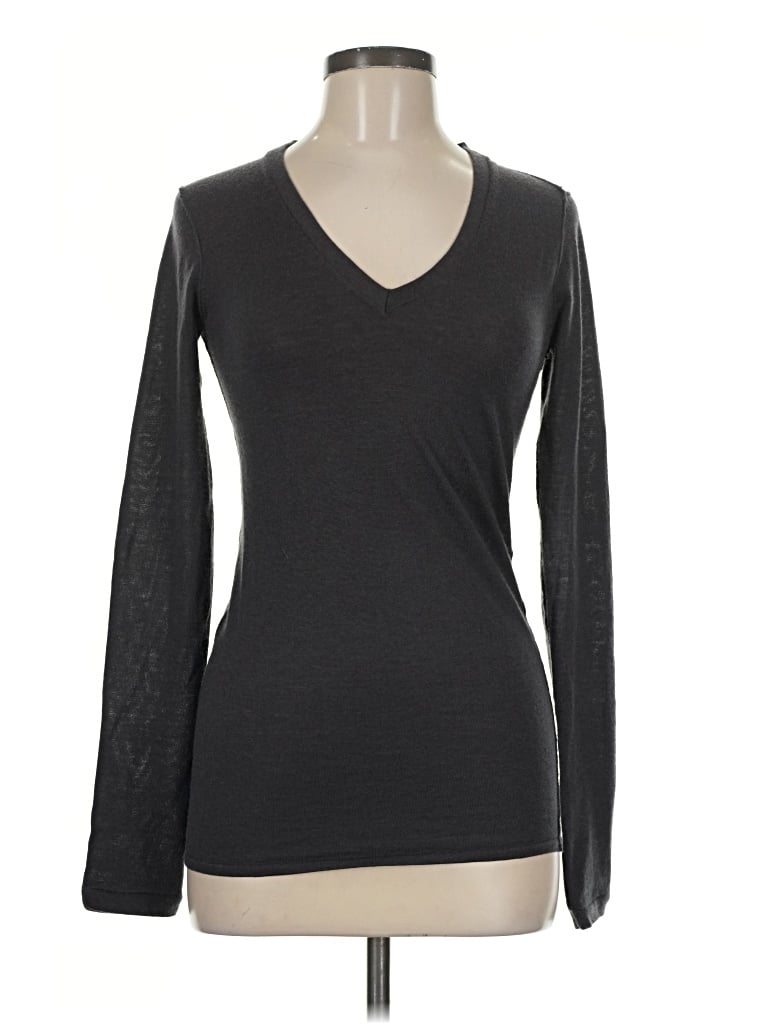 Pre-owned Inhabit Cashmere Pullover Sweater In Gray
