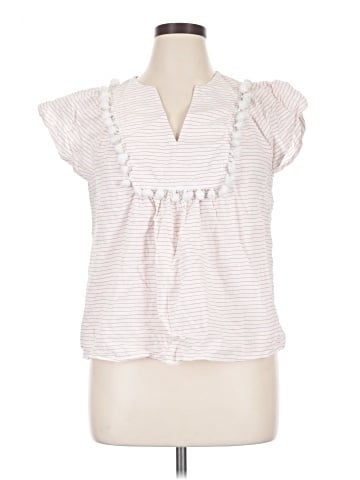 St. John's Bay Short Sleeve Blouse (view 1)