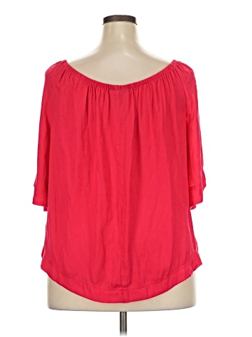 Lane Bryant Outlet Short Sleeve Blouse (view 2)