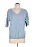 Ella Moss Blue Pullover Sweater Size L - photo 1