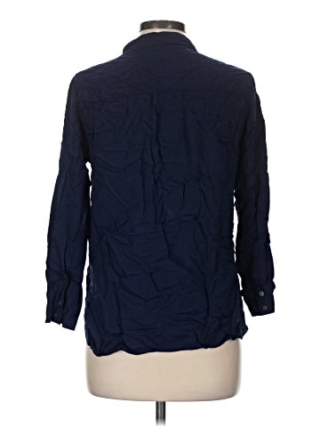 Gap 3/4 Sleeve Button-Down Shirt (view 2)