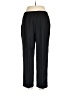 Basic Editions 100% Polyester Solid Black Dress Pants Size L - photo 2