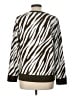 Talbots 100% Cotton Animal Print Brown Pullover Sweater Size L - photo 2