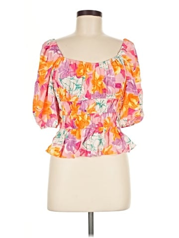 WAYF 3/4 Sleeve Blouse (view 1)