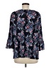 Ruby Rd. Blue 3/4 Sleeve Blouse Size M - photo 2