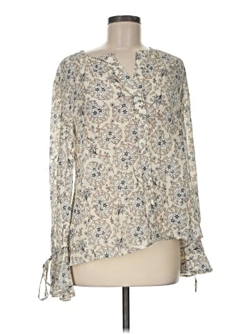 Derek Lam 10 Crosby Long Sleeve Silk Top (view 1)