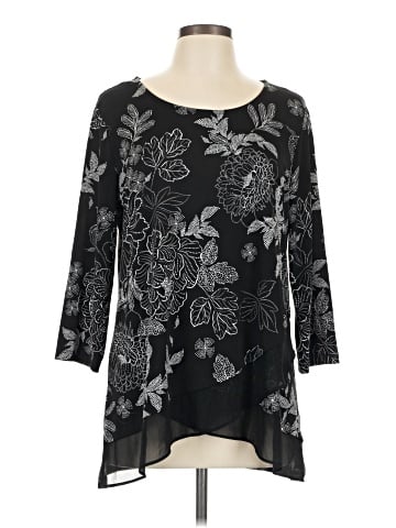 Karen Kane 3/4 Sleeve Blouse (view 1)