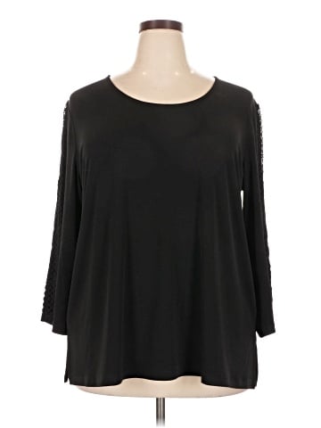 Susan Graver 3/4 Sleeve Top (view 1)