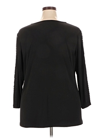 Susan Graver 3/4 Sleeve Top (view 2)