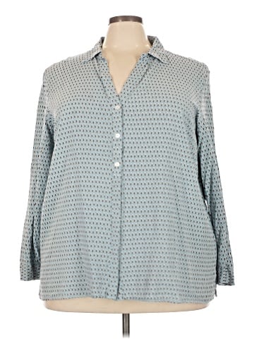 J.Jill 3/4 Sleeve Button-Down Shirt (view 1)