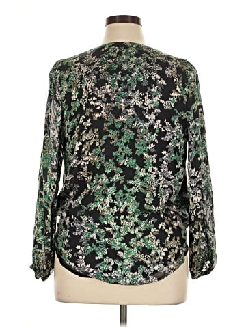 White House Black Market 3/4 Sleeve Blouse (view 2)