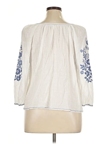 Max Studio 3/4 Sleeve Blouse (view 2)