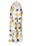Zara Basic Print Ivory Casual Pants Size L - photo 1