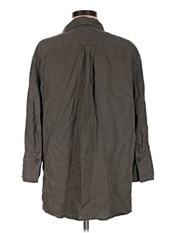 Zara 3/4 Sleeve Button-Down Shirt (view 2)