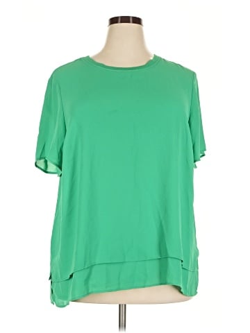 Hilary Radley Short Sleeve Blouse (view 1)