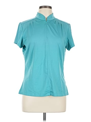 Tail Short Sleeve Blouse (view 1)