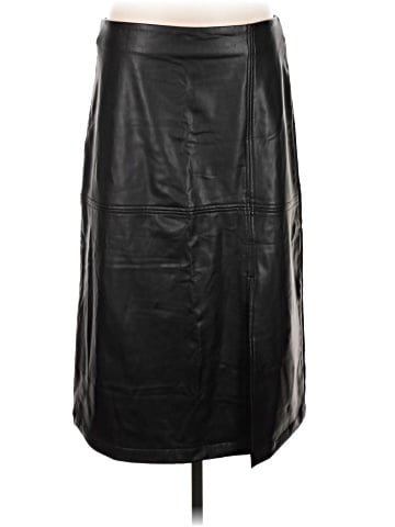 Anne Klein Faux Leather Skirt (view 1)