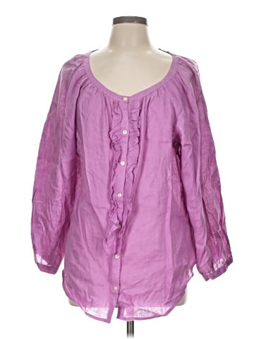 Lauren by Ralph Lauren 3/4 Sleeve Blouse (view 1)