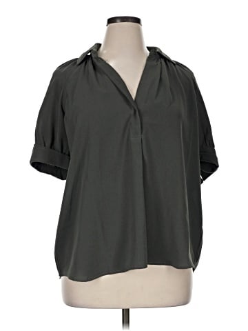 Max Studio Short Sleeve Blouse (view 1)