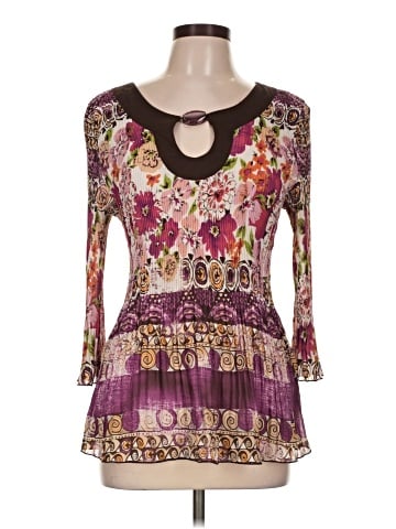 Nicola 3/4 Sleeve Top (view 1)