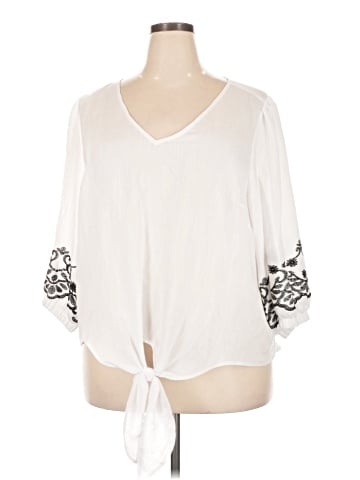Olivia & Martin 3/4 Sleeve Blouse (view 1)