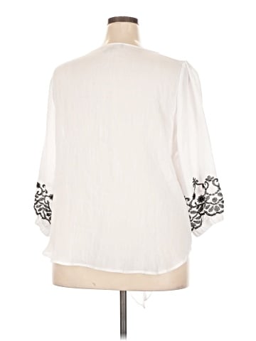 Olivia & Martin 3/4 Sleeve Blouse (view 2)