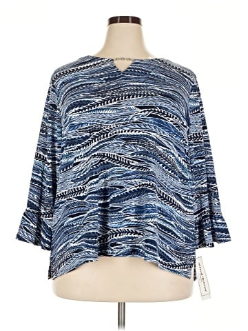 Alfred Dunner 3/4 Sleeve Blouse (view 1)