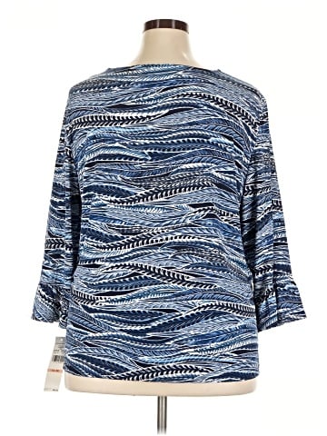 Alfred Dunner 3/4 Sleeve Blouse (view 2)