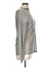 Zella Metallic Silver Long Sleeve Top Size L - photo 4