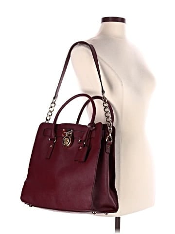 MICHAEL Michael Kors Leather Satchel (view 2)