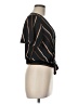 Xhilaration 100% Polyester Black Short Sleeve Blouse Size M - photo 4