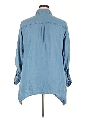 Zac & Rachel 3/4 Sleeve Button-Down Shirt (view 2)
