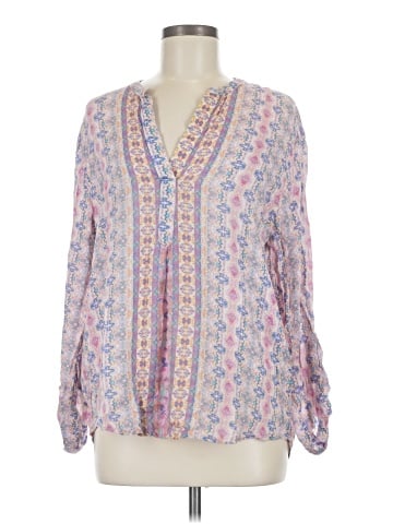 Feathers Long Sleeve Blouse (view 1)
