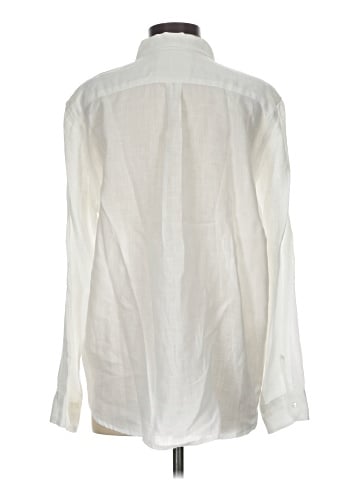 Velvet Long Sleeve Button-Down Shirt (view 2)