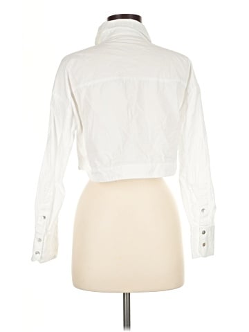 Zara 3/4 Sleeve Button-Down Shirt (view 2)