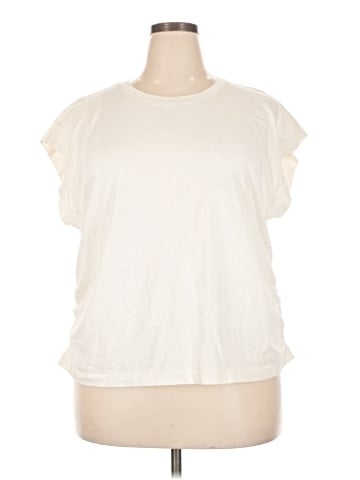 Madewell Plus Side-Cinch Muscle Tee (view 1)