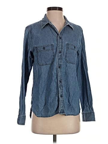 Madewell Denim Classic Button-Up Shirt (view 1)