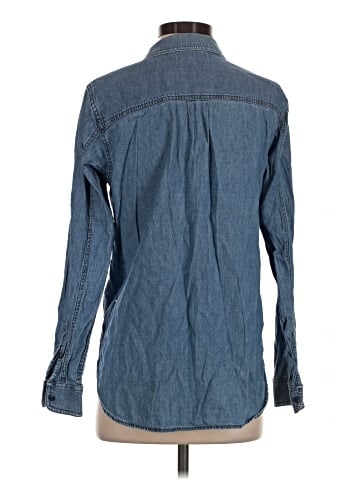 Madewell Denim Classic Button-Up Shirt (view 2)
