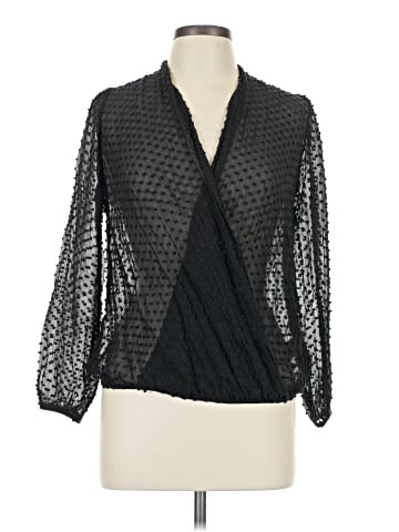 Boden 3/4 Sleeve Silk Top (view 1)