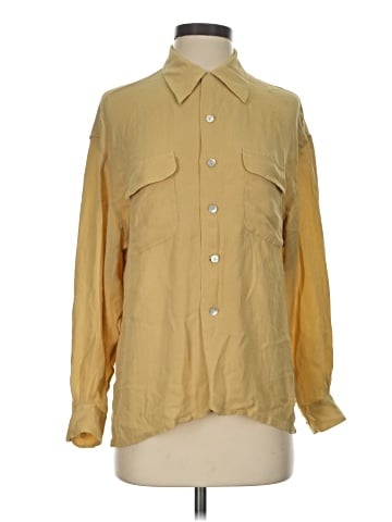Henri Bendel Long Sleeve Silk Top (view 1)