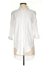 Zara Basic Solid White 3/4 Sleeve Button-Down Shirt Size XS - photo 1