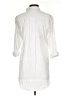 Zara Basic Solid White 3/4 Sleeve Button-Down Shirt Size XS - photo 2