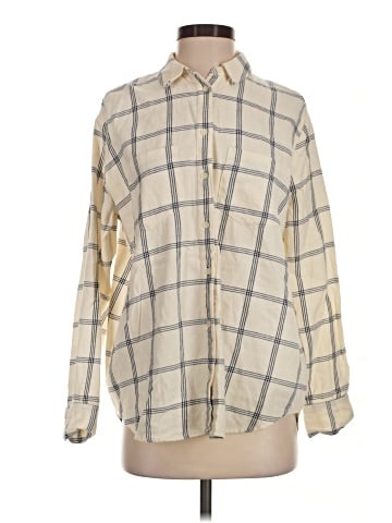 Madewell Flannel Sunday Shirt in Windowpane (view 1)