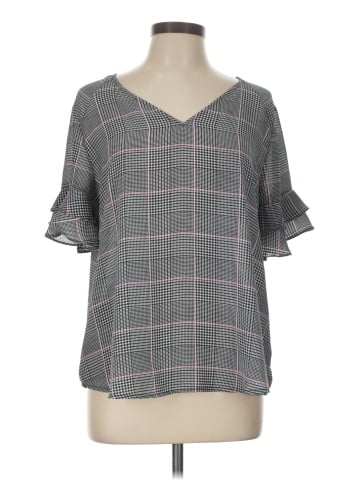 Worthington Short Sleeve Blouse (view 1)