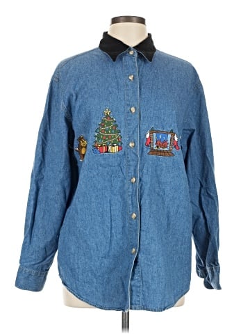 Bill Blass Long Sleeve Button-Down Shirt (view 1)