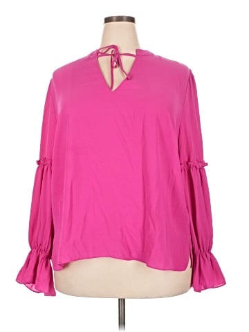 ELOQUII 3/4 Sleeve Blouse (view 1)
