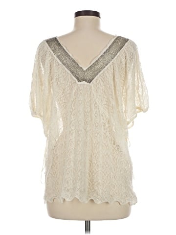 Knitted & Knotted Short Sleeve Blouse (view 2)