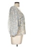 Express Blue 3/4 Sleeve Blouse Size L - photo 4